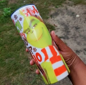Custom Grinch Tumbler